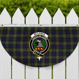 ScotsTee Shop Scottish McLaren Modern Crest Tartan Non-Pleated Fan Flag Bunting Banner