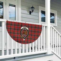 ScotsTee Shop Scottish Leslie Ancient Crest Tartan Non-Pleated Fan Flag Bunting Banner