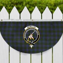 ScotsTee Shop Scottish McMillan Hunting Crest Tartan Non-Pleated Fan Flag Bunting Banner