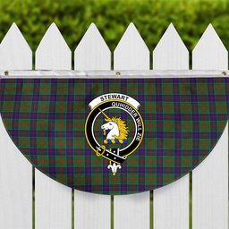 ScotsTee Shop Scottish Stewart of Appin Hunting Modern Crest Tartan Non-Pleated Fan Flag Bunting Banner