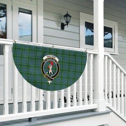 ScotsTee Shop Scottish Tailyour Ancient Crest Tartan Non-Pleated Fan Flag Bunting Banner