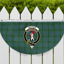 ScotsTee Shop Scottish Tailyour Ancient Crest Tartan Non-Pleated Fan Flag Bunting Banner