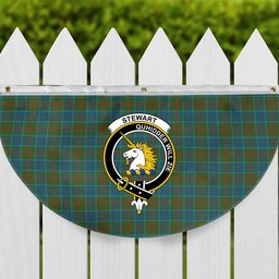 ScotsTee Shop Scottish Stewart of Appin Hunting Ancient Clan Crest Tartan Non-Pleated Fan Flag Bunting Banner