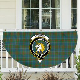 ScotsTee Shop Scottish Stewart of Appin Hunting Ancient Clan Crest Tartan Non-Pleated Fan Flag Bunting Banner