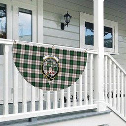 ScotsTee Shop Scottish Ross Arisaid Ancient Crest Tartan Non-Pleated Fan Flag Bunting Banner