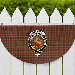 ScotsTee Shop Scottish MacKintosh Hunting Weathered Crest Tartan Non-Pleated Fan Flag Bunting Banner