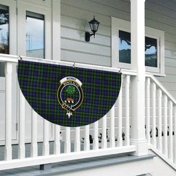 ScotsTee Shop Scottish Mowat Crest Tartan Non-Pleated Fan Flag Bunting Banner