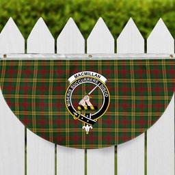 ScotsTee Shop Scottish MacMillan 1946 Crest Tartan Non-Pleated Fan Flag Bunting Banner