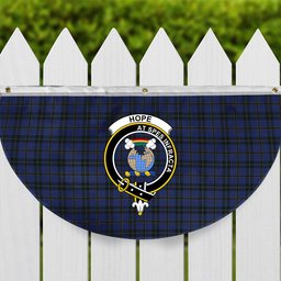 ScotsTee Shop Scottish Hope-Weir Weir 1 Crest Tartan Non-Pleated Fan Flag Bunting Banner