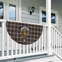 ScotsTee Shop Scottish MacKintosh Dress Scott Adie Crest Tartan Non-Pleated Fan Flag Bunting Banner