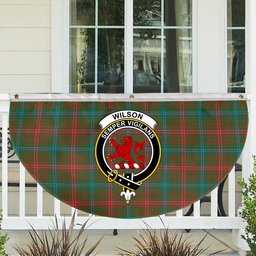 ScotsTee Shop Scottish Wilson Ancient Clan Crest Tartan Non-Pleated Fan Flag Bunting Banner