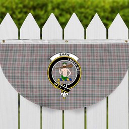 ScotsTee Shop Scottish Shaw Dress Crest Tartan Non-Pleated Fan Flag Bunting Banner
