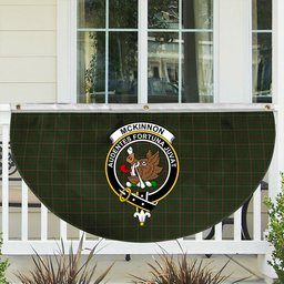 ScotsTee Shop Scottish McKinnon Hunting Crest Tartan Non-Pleated Fan Flag Bunting Banner