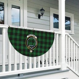 ScotsTee Shop Scottish McArthur-Fox Hunting Ancient Crest Tartan Non-Pleated Fan Flag Bunting Banner