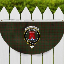 ScotsTee Shop Scottish Macnaughton Hunting Crest Tartan Non-Pleated Fan Flag Bunting Banner