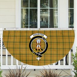 ScotsTee Shop Scottish Houston Crest Tartan Non-Pleated Fan Flag Bunting Banner