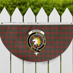 ScotsTee Shop Scottish Stewart of Appin Ancient Clan Crest Tartan Non-Pleated Fan Flag Bunting Banner