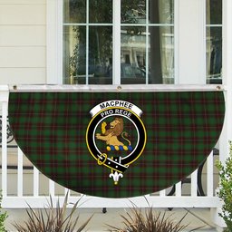 ScotsTee Shop Scottish MacPhee Hunting Crest Tartan Non-Pleated Fan Flag Bunting Banner