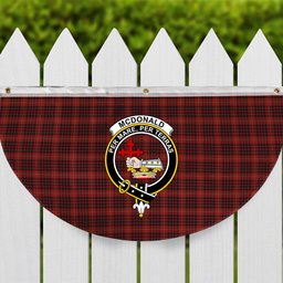 ScotsTee Shop Scottish McDonald of Ardnamurchan Crest Tartan Non-Pleated Fan Flag Bunting Banner