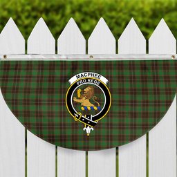 ScotsTee Shop Scottish MacPhee Hunting Ancient Crest Tartan Non-Pleated Fan Flag Bunting Banner
