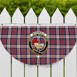 ScotsTee Shop Scottish McDonald Dress Irish Ancient Crest Tartan Non-Pleated Fan Flag Bunting Banner