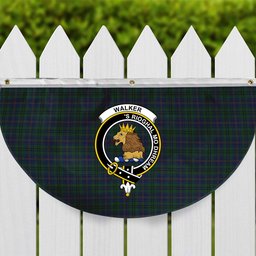 ScotsTee Shop Scottish Walker Hunting Crest Tartan Non-Pleated Fan Flag Bunting Banner