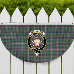ScotsTee Shop Scottish MacFarlane Hunting Ancient Crest Tartan Non-Pleated Fan Flag Bunting Banner