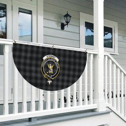 ScotsTee Shop Scottish Stewart Mourning Originaux Modern Clan Crest Tartan Non-Pleated Fan Flag Bunting Banner