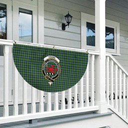ScotsTee Shop Scottish Young Life International Scotland Crest Tartan Non-Pleated Fan Flag Bunting Banner
