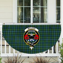 ScotsTee Shop Scottish McLeod of Skye Ancient Crest Tartan Non-Pleated Fan Flag Bunting Banner