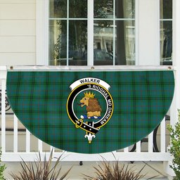 ScotsTee Shop Scottish Walker Hunting Ancient Crest Tartan Non-Pleated Fan Flag Bunting Banner