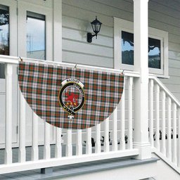 ScotsTee Shop Scottish MacDuff Dress Ancient SC Crest Tartan Non-Pleated Fan Flag Bunting Banner