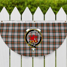 ScotsTee Shop Scottish MacDuff Dress Ancient SC Crest Tartan Non-Pleated Fan Flag Bunting Banner