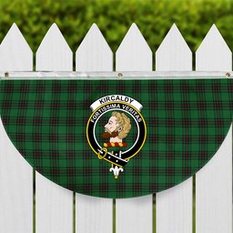ScotsTee Shop Scottish Kirkcaldy SC Crest Tartan Non-Pleated Fan Flag Bunting Banner