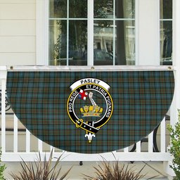 ScotsTee Shop Scottish Pasley Crest Tartan Non-Pleated Fan Flag Bunting Banner