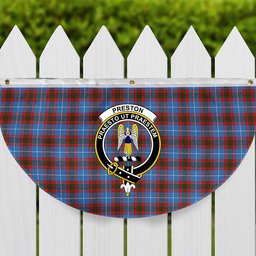 ScotsTee Shop Scottish Preston Crest Tartan Non-Pleated Fan Flag Bunting Banner