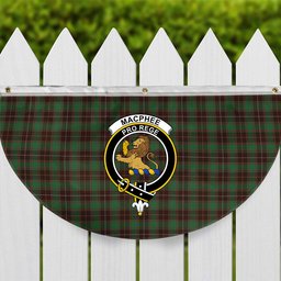 ScotsTee Shop Scottish MacPhee Hunting Modern Crest Tartan Non-Pleated Fan Flag Bunting Banner