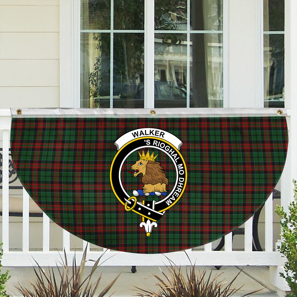 ScotsTee Shop Scottish Walker James Crest Tartan Non-Pleated Fan Flag Bunting Banner