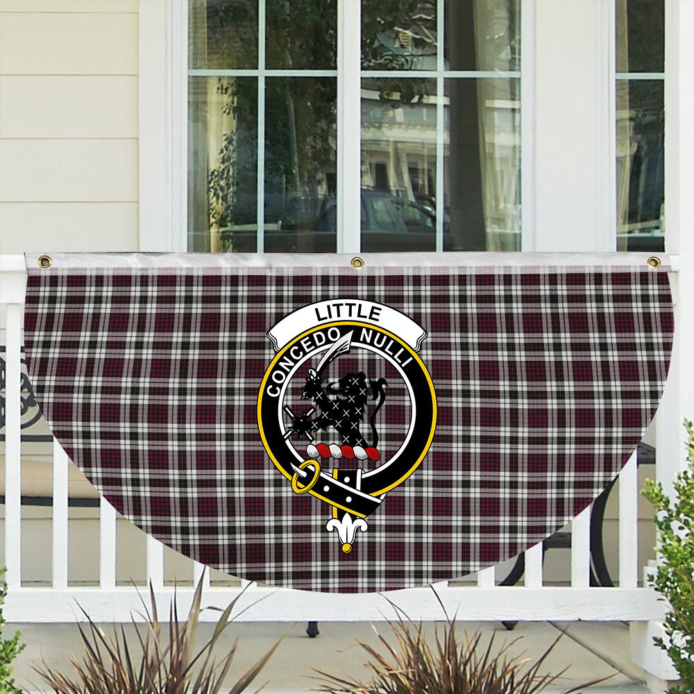ScotsTee Shop Scottish Little Dress Modern Crest Tartan Non-Pleated Fan Flag Bunting Banner