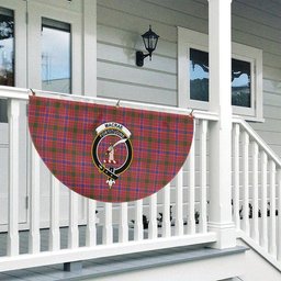 ScotsTee Shop Scottish MacRae Ancient Crest Tartan Non-Pleated Fan Flag Bunting Banner