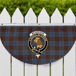 ScotsTee Shop Scottish McGregor Hastie Crest Tartan Non-Pleated Fan Flag Bunting Banner