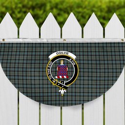 ScotsTee Shop Scottish Ogilvie (Ogilvy) Hunting Crest Tartan Non-Pleated Fan Flag Bunting Banner