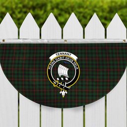 ScotsTee Shop Scottish Tennant Crest Tartan Non-Pleated Fan Flag Bunting Banner