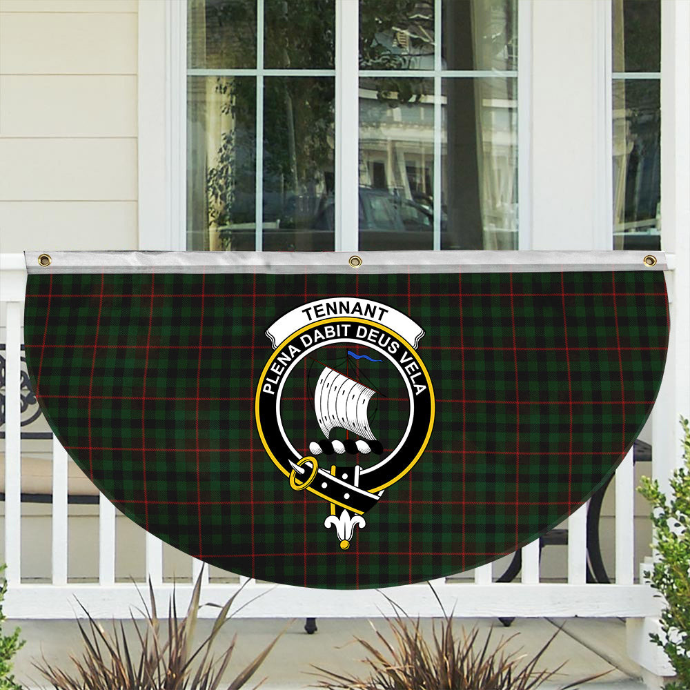 ScotsTee Shop Scottish Tennant Crest Tartan Non-Pleated Fan Flag Bunting Banner