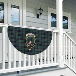 ScotsTee Shop Scottish Stephenson Crest Tartan Non-Pleated Fan Flag Bunting Banner