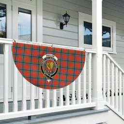 ScotsTee Shop Scottish Sinclair Ancient Crest Tartan Non-Pleated Fan Flag Bunting Banner