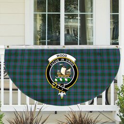 ScotsTee Shop Scottish Wood Ancient Crest Tartan Non-Pleated Fan Flag Bunting Banner