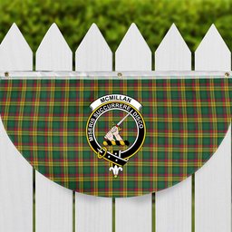 ScotsTee Shop Scottish McMillan Old Ancient Crest Tartan Non-Pleated Fan Flag Bunting Banner