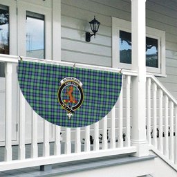 ScotsTee Shop Scottish Sutherland Ancient Crest Tartan Non-Pleated Fan Flag Bunting Banner