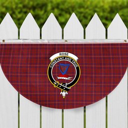 ScotsTee Shop Scottish Rose Crest Tartan Non-Pleated Fan Flag Bunting Banner